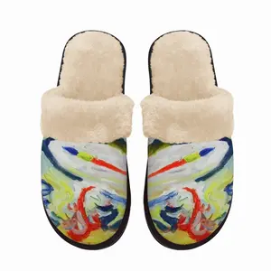 Men Action Fuzzy Slippers