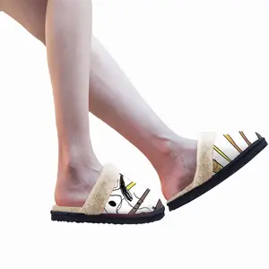 Men Butterfly Fuzzy Slippers