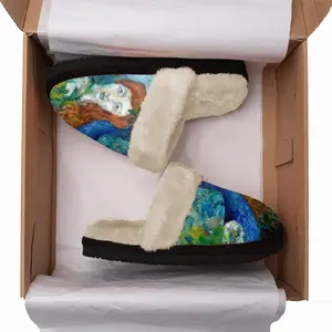 Men Angel Of Summer Fuzzy Slippers