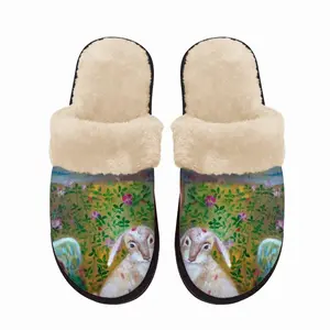 Men Guardians Of Roses Fuzzy Slippers