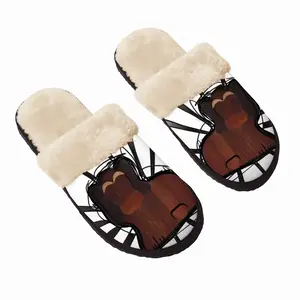 Men Tracys Dog Fuzzy Slippers