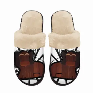 Men Tracys Dog Fuzzy Slippers