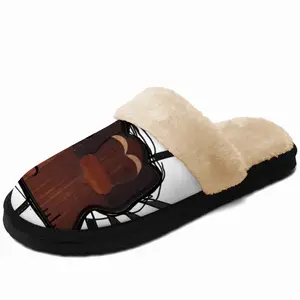 Men Tracys Dog Fuzzy Slippers