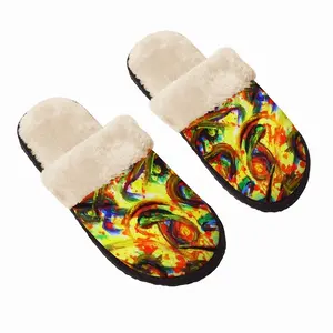 Men Chaos Fuzzy Slippers