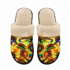 Men Chaos Fuzzy Slippers