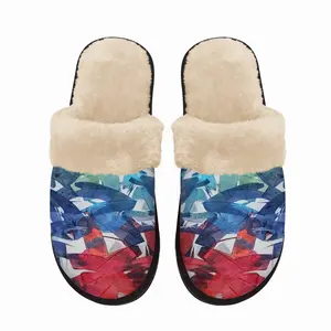 Men Island Of Currents Fuzzy Slippers