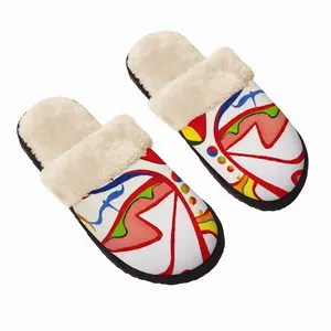 Men Bs Tree Of Life Fuzzy Slippers