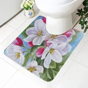 Apple Blossom Toilet Bowl Mat