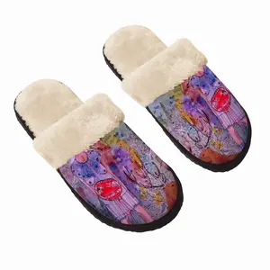 Men The Full Moon Fuzzy Slippers