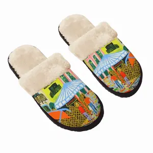 Men Capo Fuzzy Slippers