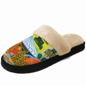 Men Capo Fuzzy Slippers