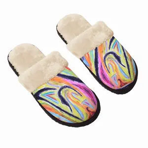 Men Snake Fuzzy Slippers