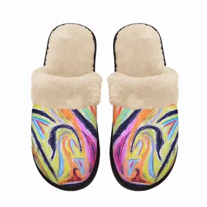 Men Snake Fuzzy Slippers