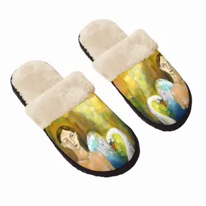 Men Birth Fuzzy Slippers