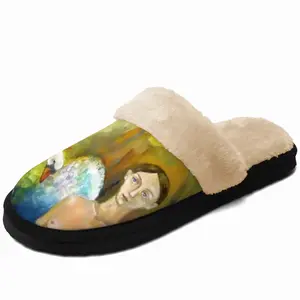 Men Birth Fuzzy Slippers