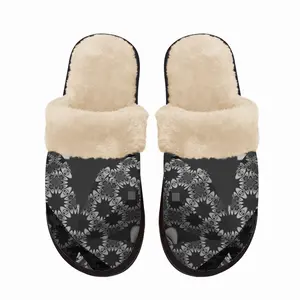 Men Kimono Fuzzy Slippers