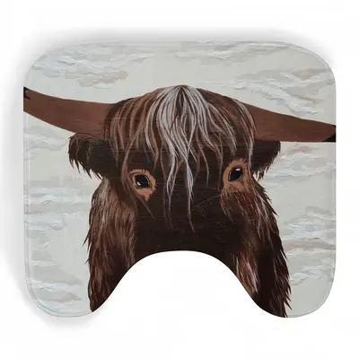 Bull - Red Bull Taurus Animals Buffalo Wild Toilet Bowl Mat