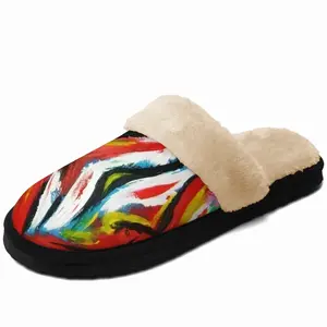 Men Cheerful Mystery Fuzzy Slippers