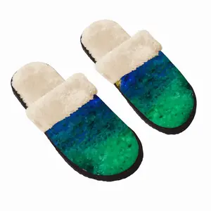 Men Chief Saffron Fuzzy Slippers