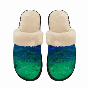 Men Chief Saffron Fuzzy Slippers