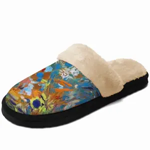 Men Peace Of Mind Fuzzy Slippers