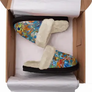 Men Peace Of Mind Fuzzy Slippers