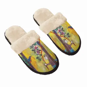 Men Angel Of Forest Fuzzy Slippers