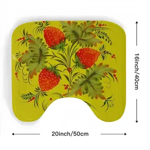 Raspberry Toilet Bowl Mat