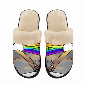 Men Rainbow 1 Fuzzy Slippers