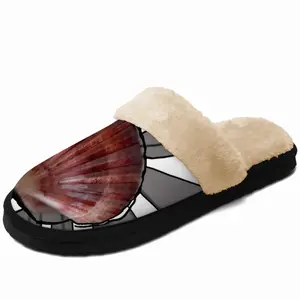 Men Bermuda Shell Fuzzy Slippers