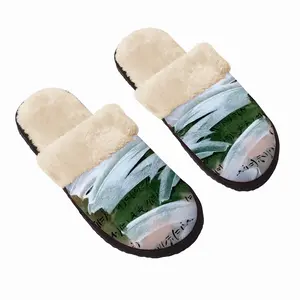 Men Watercolor E - Shodo Fuzzy Slippers