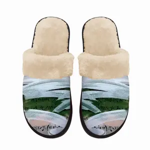 Men Watercolor E - Shodo Fuzzy Slippers