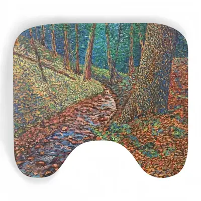 Stream In The Forest Toilet Bowl Mat