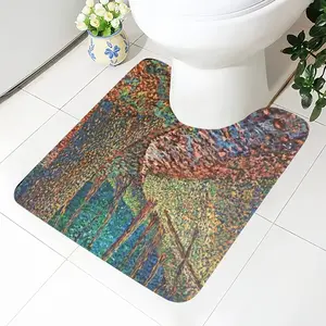 Stream In The Forest Toilet Bowl Mat