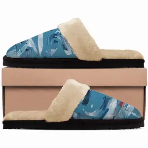 Men My Koi Pond Fuzzy Slippers