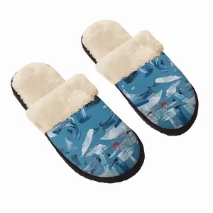 Men My Koi Pond Fuzzy Slippers