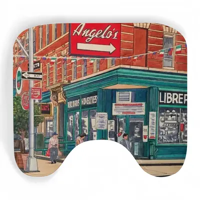 Angelos Italian Restaurant Little Italy New York City Toilet Bowl Mat