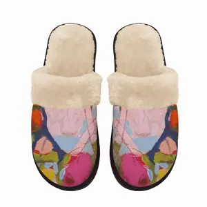 Men Indoor Mountain Fuzzy Slippers