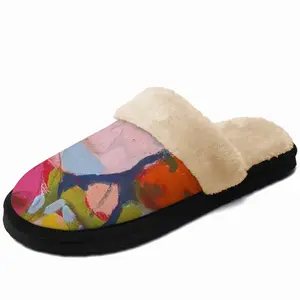 Men Indoor Mountain Fuzzy Slippers