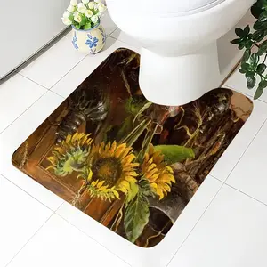 My Sunflowers Toilet Bowl Mat