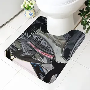 Crowns And Mclaren Toilet Bowl Mat