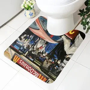 First Mcdonalds In Russia Toilet Bowl Mat