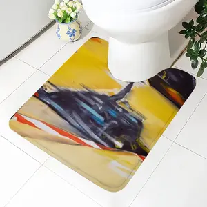 Lamborghini Crash Toilet Bowl Mat