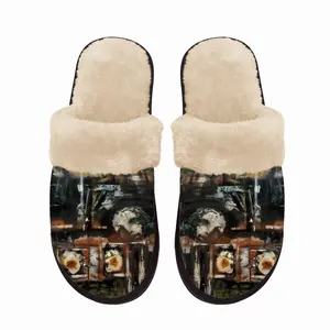 Men Family Joy Fuzzy Slippers