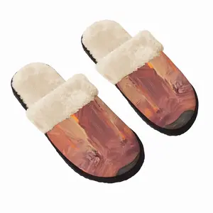 Men Sunset Fuzzy Slippers