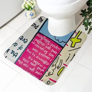 Art Iis Dead Toilet Bowl Mat