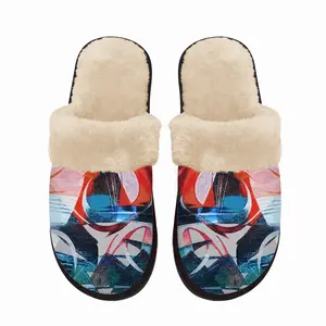 Men Shapes Fuzzy Slippers