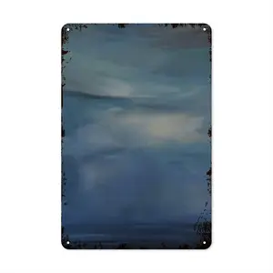 Ocean Storm Retro Iron Painting (Vertical)