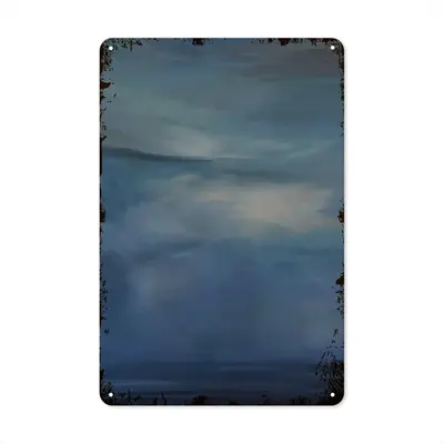 Ocean Storm Retro Iron Painting (Vertical)