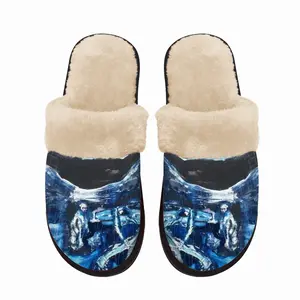 Men Rain Storm Fuzzy Slippers